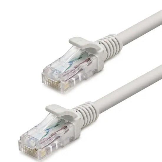 Hadron HDX5054 CAT6 Ethernet Kablosu 1.5 Metre Beyaz - 1000Mbps, RJ45 Konnektör, Plastik Yapı, Patch Kablo