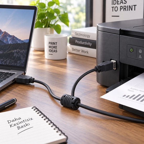 Hadron HDX7506 Siyah 300 cm Plastik USB Yazıcı Kablosu - 3 Metre Uzunluk, USB Type A - Type B, Yazıcı Ara Kablo
