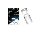 Linktech P416 Premium Pro 16GB USB 3.0 Metal Flash Bellek - 25MB/s Okuma, Suya/Darbeye Dayanıklı, 5 Yıl Garanti
