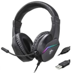 Hadron G888-SIYAH Kablolu Gaming Kulak Üstü Kulaklık - Mono Ses, 120cm Kablo, Dahili Mikrofon, 65 dB Ses Gücü