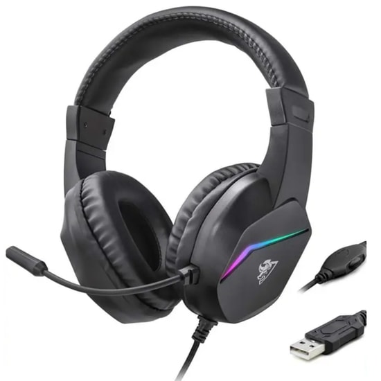 Hadron G888-SIYAH Kablolu Gaming Kulak Üstü Kulaklık - Mono Ses, 120cm Kablo, Dahili Mikrofon, 65 dB Ses Gücü