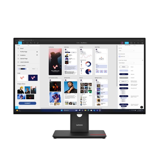 Lenovo ThinkVision T32UD-40 31.5" 4K UHD Monitör (64B0GAT1TK) - IPS, 4ms, 60Hz, 350cd, HDMI, DP, Type-C, Pivot, VESA