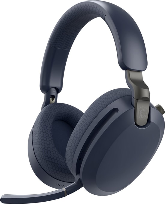 MSI GG Maestro 500 W Navy Oyuncu Kulaklığı (MAESTRO 500 W NAVY) - ANC, Bluetooth 5.4, 2.4GHz Kablosuz, 3.5mm Wired