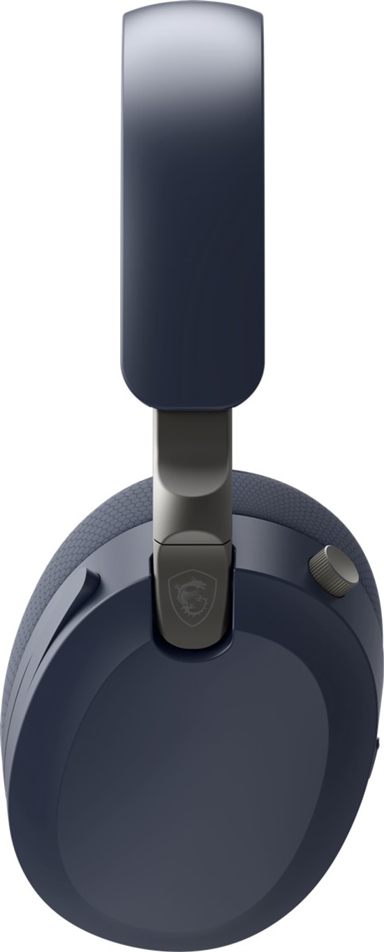 MSI GG Maestro 500 W Navy Oyuncu Kulaklığı (MAESTRO 500 W NAVY) - ANC, Bluetooth 5.4, 2.4GHz Kablosuz, 3.5mm Wired