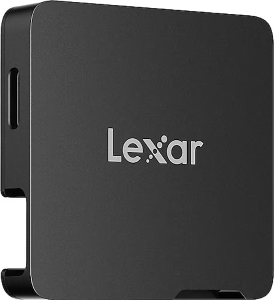 Lexar Professional Go Portable 10GbE USB-C Hub LPASL400-RNBNG - 2.5 inç SSD Disk Destekli Taşınabilir Hub