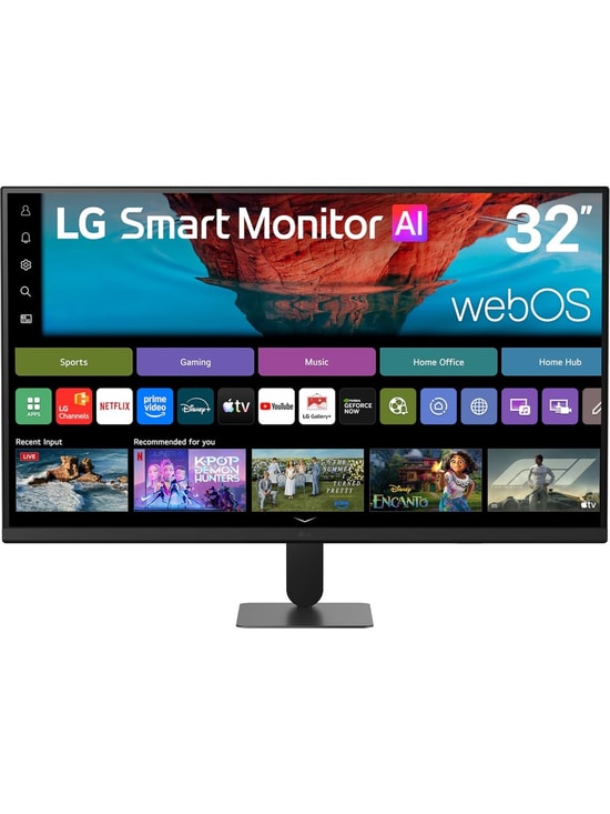 LG 32U701SB-B 31.5" 4K UHD Smart webOS Monitör - AI U7s, 3840x2160, 5ms, 60Hz, VA Panel, HDR10, Airplay 2, HDMI