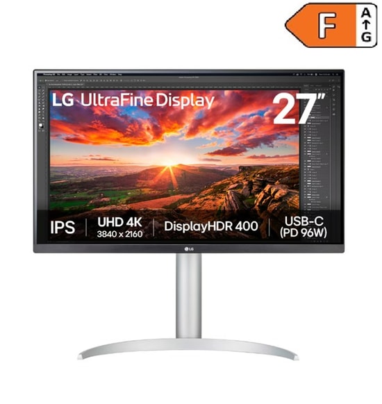 LG 27UP850K-W 27 4K UHD IPS Monitör - 3840x2160, 5ms, 60Hz, HDR400, USB-C, Vesa, Pivot, Yükseklik Ayarlı