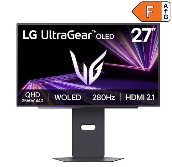 LG UltraGear 27GX700A-B 27" 280Hz 0.03ms OLED Oyuncu Monitörü - QHD 2560x1440, HDR True Black 500, Pivot, HDMI