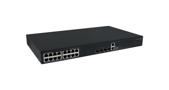 HPE Networking Comware 2150 16G PoE+ 4P S6X55A Switch - 16 Port Gigabit, 4 SFP, 248W PoE+, Yönetilebilir Katman 2