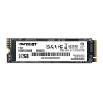 Patriot P320 512GB NVMe M.2 2280 SSD (P320P512GM28) - 3000/2200MB/s Okuma Yazma, PCIe Gen3x4, Dahili Katı Hal Sürücü
