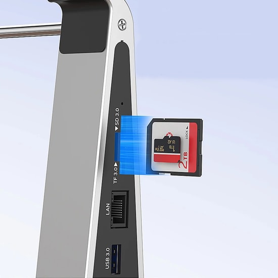 Codegen CDG-NSC401 7 in 1 Type-C Hub Notebook Standı - USB-C Docking Station, Macbook Uyumlu Çoklayıcı Hub