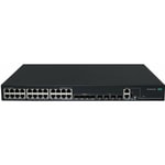 HP Comware 2150 S6X51A 24 Port PoE+ Gigabit Switch - 405W PoE+ Güç, 4 SFP, Yönetilebilir Katman Layer 3 Rackmount