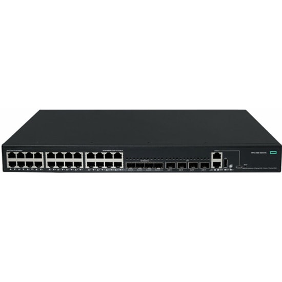 HP Comware 2150 S6X51A 24 Port PoE+ Gigabit Switch - 405W PoE+ Güç, 4 SFP, Yönetilebilir Katman Layer 3 Rackmount