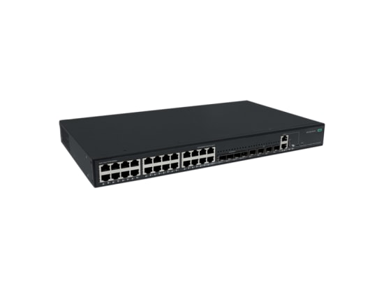 HP Comware 2150 S6X51A 24 Port PoE+ Gigabit Switch - 405W PoE+ Güç, 4 SFP, Yönetilebilir Katman Layer 3 Rackmount