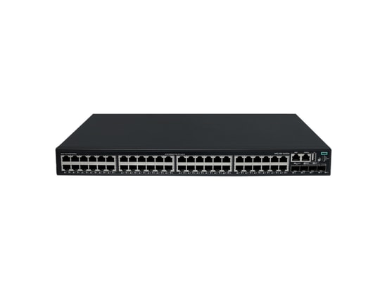 HP HPE Comware 2150 S6X53A 48 Port Gigabit PoE+ Switch - Rackmount, 390W PoE, 4 SFP, Layer 3 Yönetilebilir Katman