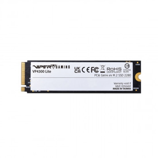 Patriot Viper VP4300 Lite 500GB NVMe M.2 SSD (VP4300L500GM28H) - 7000/4000MB/s, PCIe Gen4x4, 400 TBW, PS5 Uyumlu