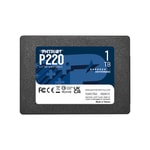 Patriot P220 1TB 2.5" SATA 3 SSD (P220S1TB25) - 550MB/s Okuma, 500MB/s Yazma, Sata III, 3D NAND, 480 TBW Disk