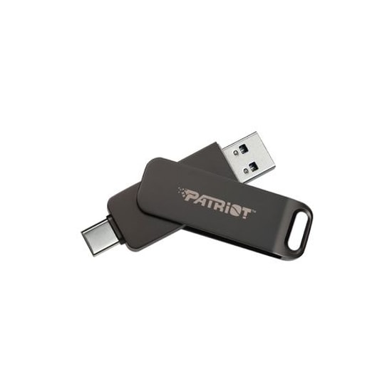 Patriot Rage R550 1TB USB 3.2 Type-C Flash Bellek (PE1TR550DSAD) - 100MB/s Okuma, Dual Type-A ve Type-C Arayüz