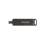 Patriot Rage R550 256GB USB 3.2 Type-C Flash Bellek (PE256GR550DSAD) - 100MB/s Okuma, Dual Type-A ve Type-C Arayüz