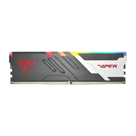 Patriot Viper Venom RGB 32GB (1x32GB) DDR5 6000MHz Gaming Ram PVVR532G60C30 - CL30, 1.1V, Soğutuculu Bellek