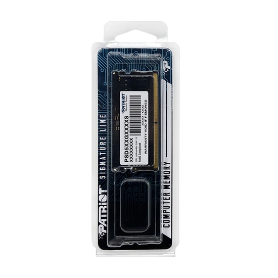 Patriot Signature Line 32GB 4800MHz DDR5 SODIMM Notebook RAM (PSD532G48002S) - CL40, 1.1V, Single Kit Bellek