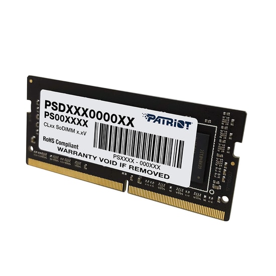 Patriot Signature Line 8GB 3200MHz DDR4 SODIMM Notebook RAM (PSD48G32002S) - CL22, 1.2V, Single Kit Bellek Mo dülü