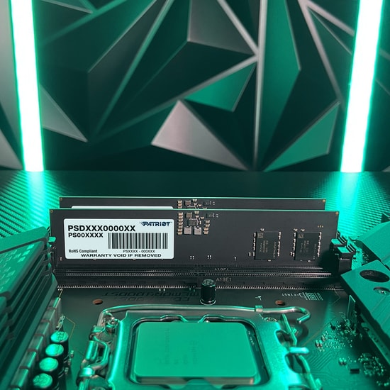 Patriot Signature Line 32GB 5600MHz DDR5 Ram (PSD532G56002) - CL46, 1.1V, Single Kit Masaüstü Bellek Modülü