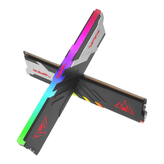 Patriot Viper Venom RGB 32GB (2x16GB) DDR5 6800MHz Gaming Ram PVVR532G680C34K - CL34, Soğutuculu Bellek Kit