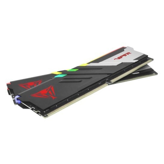 Patriot Viper Venom RGB 64GB (2x32GB) DDR5 5600MHz Gaming Ram PVVR564G560C40K - CL40, 1.1V, Soğutuculu Bellek