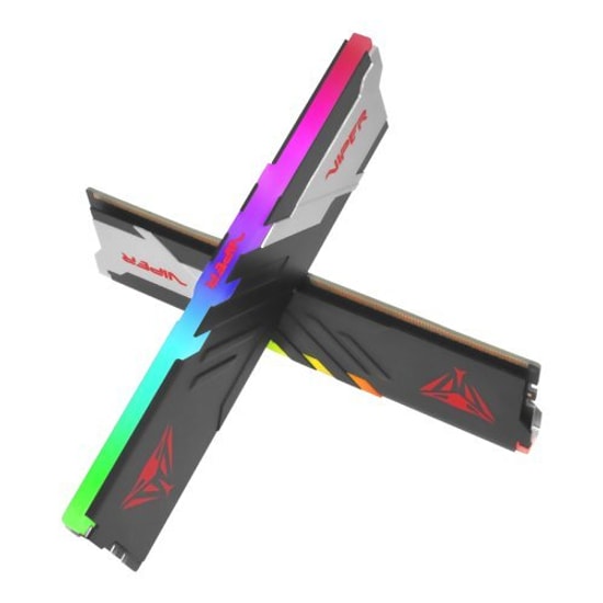 Patriot Viper Venom RGB 32GB (2x16GB) DDR5 7200MHz Gaming Ram PVVR532G720C34K - CL34, Soğutuculu Bellek Kit