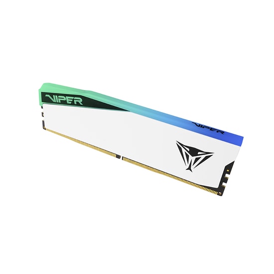 Patriot Viper Elite 5 RGB 16GB (1x16GB) 5600MHz DDR5 Ram PVER516G56C38W - CL38, Beyaz Gaming Bellek DDR5