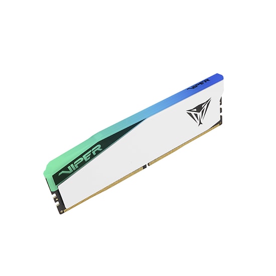 Patriot Viper Elite 5 RGB 16GB (1x16GB) 5600MHz DDR5 Ram PVER516G56C38W - CL38, Beyaz Gaming Bellek DDR5