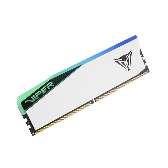 Patriot Viper Elite 5 RGB 16GB (1x16GB) 5600MHz DDR5 Ram PVER516G56C38W - CL38, Beyaz Gaming Bellek DDR5