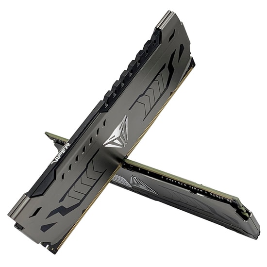 Patriot Viper Steel 16GB (2x8GB) 3200MHz DDR4 Ram PVS416G320C6K - CL16, 1.35V, Alüminyum Soğutucu Gaming Bellek Kit