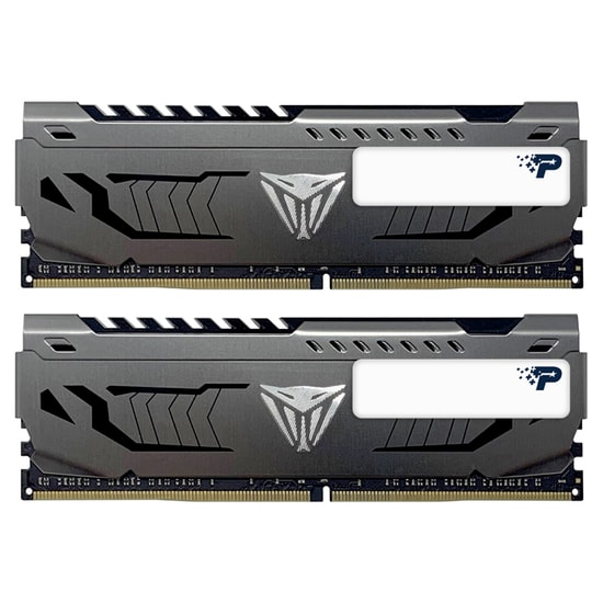 Patriot Viper Steel 16GB (2x8GB) 3200MHz DDR4 Ram PVS416G320C6K - CL16, 1.35V, Alüminyum Soğutucu Gaming Bellek Kit