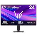 LG UltraGear 24G411A-B 23.8" 144Hz 1ms IPS Full HD Oyuncu Monitörü - G-Sync, FreeSync, HDR10, HDMI, DisplayPort
