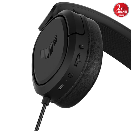 Asus TUF Gaming H1 Wireless Oyuncu Kulaklığı - 7.1 Surround, 2.4GHz Kablosuz, PC/PS5/Switch, 295g Hafif Tasarım