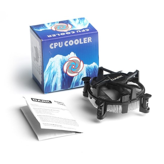 Dark DKCCL170 Intel LGA1700 Uyumlu İşlemci Soğutucu - 92mm PWM Fan, 2400 RPM, 35 CFM, 22 dBA, Hava Soğutmalı