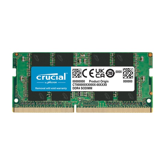 Crucial 8GB 3200MHz DDR4 CL22 SODIMM Notebook RAM (CT8G4SFRA32A) - 1.2V Yüksek Performanslı Dizüstü Bellek Modülü
