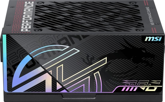 MSI MPG AI1300TS PCIE5.1 1300W 80+ Titanium Güç Kaynağı - ATX 3.1, PCIe 5.1, Çift 12V-2x6, Full Modüler PSU