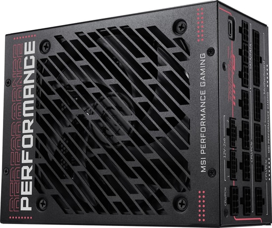MSI MPG AI1300TS PCIE5.1 1300W 80+ Titanium Güç Kaynağı - ATX 3.1, PCIe 5.1, Çift 12V-2x6, Full Modüler PSU