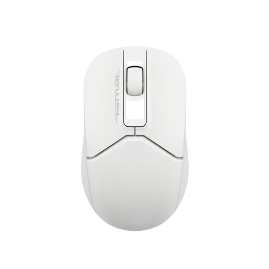 A4 Tech FG12S-WHITE Beyaz Sessiz Kablosuz Optik Mouse - 1200 DPI, Nano Alıcı, 3 Tuş, Ergonomik Fstyler Tasarım