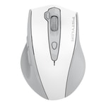 A4 Tech Fstyler FG55S-WHITE Beyaz Sessiz Kablosuz Mouse - 3200 DPI, Optik, 7 Tuş, Sağ El, Ergonomik Tasarım, AA Pil