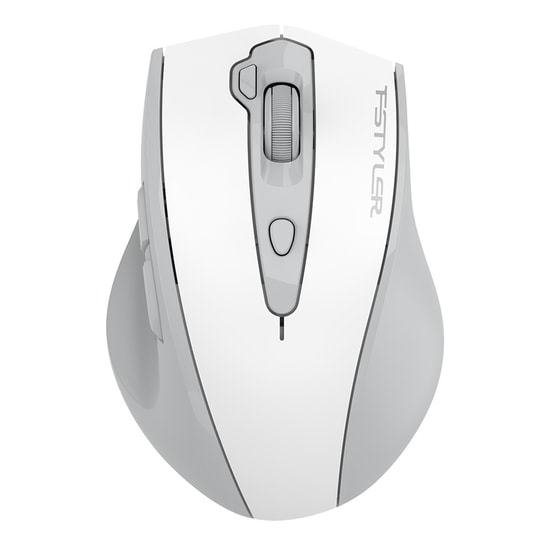 A4 Tech Fstyler FG55S-WHITE Beyaz Sessiz Kablosuz Mouse - 3200 DPI, Optik, 7 Tuş, Sağ El, Ergonomik Tasarım, AA Pil