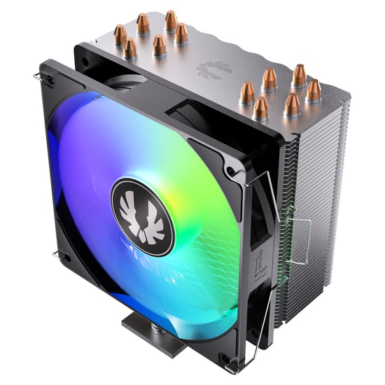 BitFenix E3 Air Cooler BFA-E3-6P120-AK-RP Kule Tipi İşlemci Soğutucu - 120mm Fan, 6 Bakır Isı Borusu, Siyah