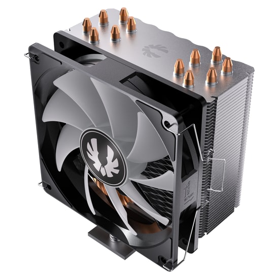 BitFenix E3 Air Cooler BFA-E3-6P120-AK-RP Kule Tipi İşlemci Soğutucu - 120mm Fan, 6 Bakır Isı Borusu, Siyah