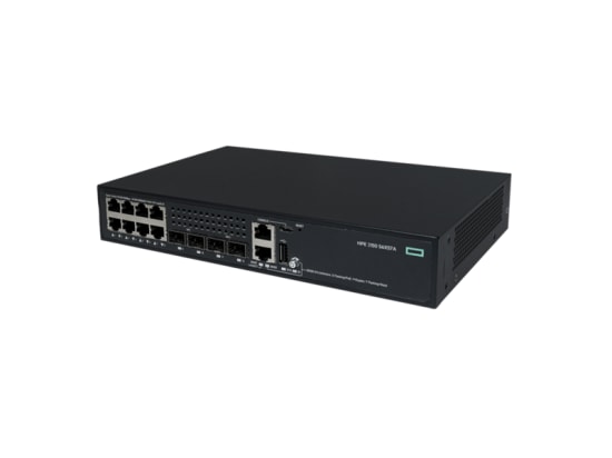HP HPE Comware 2150 S6X57A 8 Port Gigabit PoE+ L3 Yönetilebilir Switch - 125W PoE+, 2 SFP, Rackmount Anahtar