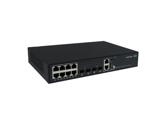 HPE Networking Comware 2150 8G PoE+ 2F 2P S6X57A Switch - 8 Port Gigabit, 2 SFP, 125W PoE+, Yönetilebilir L2