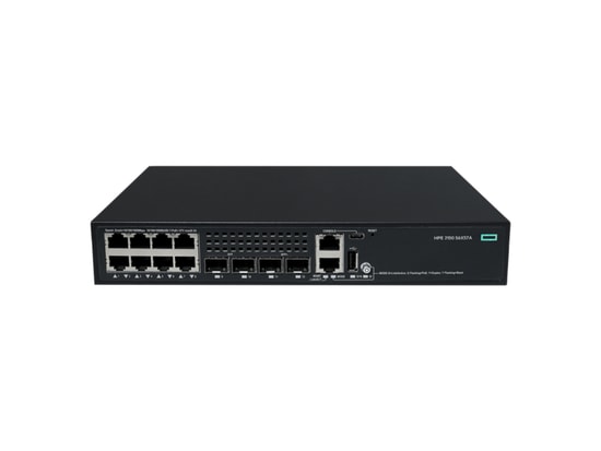 HPE Networking Comware 2150 8G PoE+ 2F 2P S6X57A Switch - 8 Port Gigabit, 2 SFP, 125W PoE+, Yönetilebilir L2