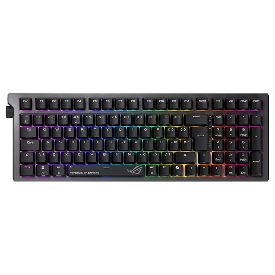 Asus ROG Strix Morph 96 WL Mekanik Oyuncu Klavyesi - Kablosuz, NX V2 Switch, RGB, %96 Layout, TR Q, ABS Tuşlar